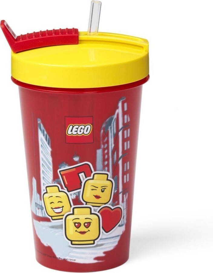 LEGO Drinkbeker Iconic Girl 500 ml Polypropyleen Rood