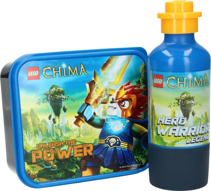 LEGO Drinkfles en Broodtrommel Legends of Chima