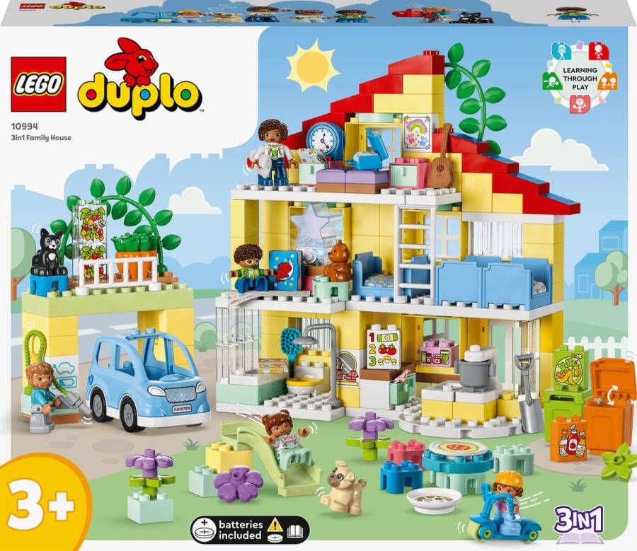 LEGO DUPLO 3in1 Familiehuis Poppenhuis 10994