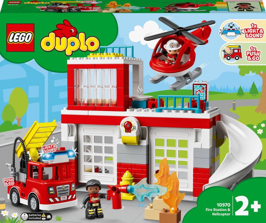 LEGO DUPLO Brandweerkazerne & Helikopter 10970