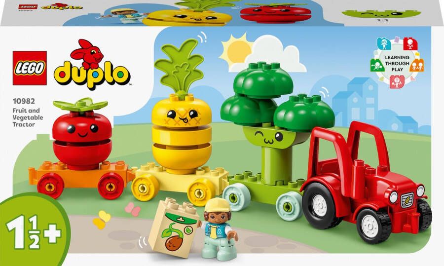 LEGO DUPLO 10982 Mijn Eerste Fruit- en Groentetractor Set