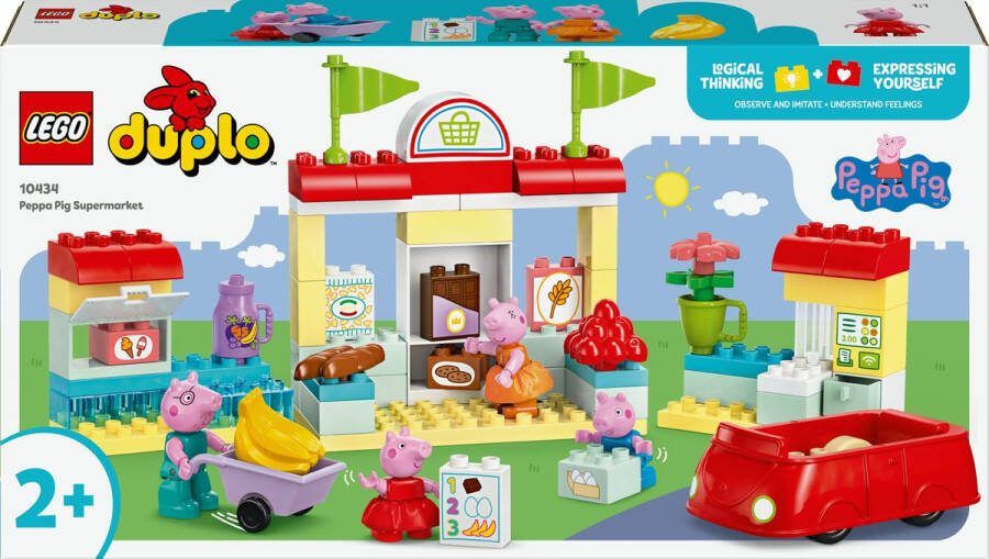 LEGO DUPLO Peppa Pig supermarkt Educatief Speelgoed voor Peuters vanaf 2 jaar 10434
