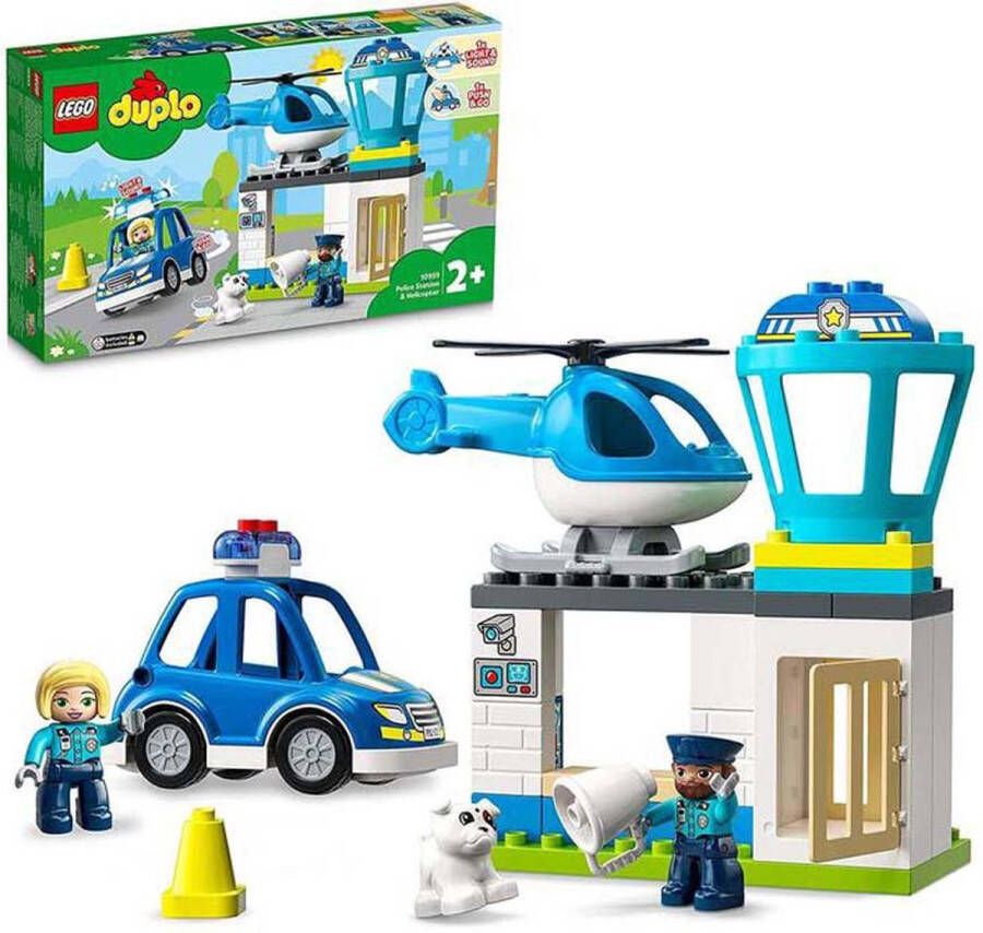 LEGO DUPLO Politie Station & Helikopter Speelgoed 10959