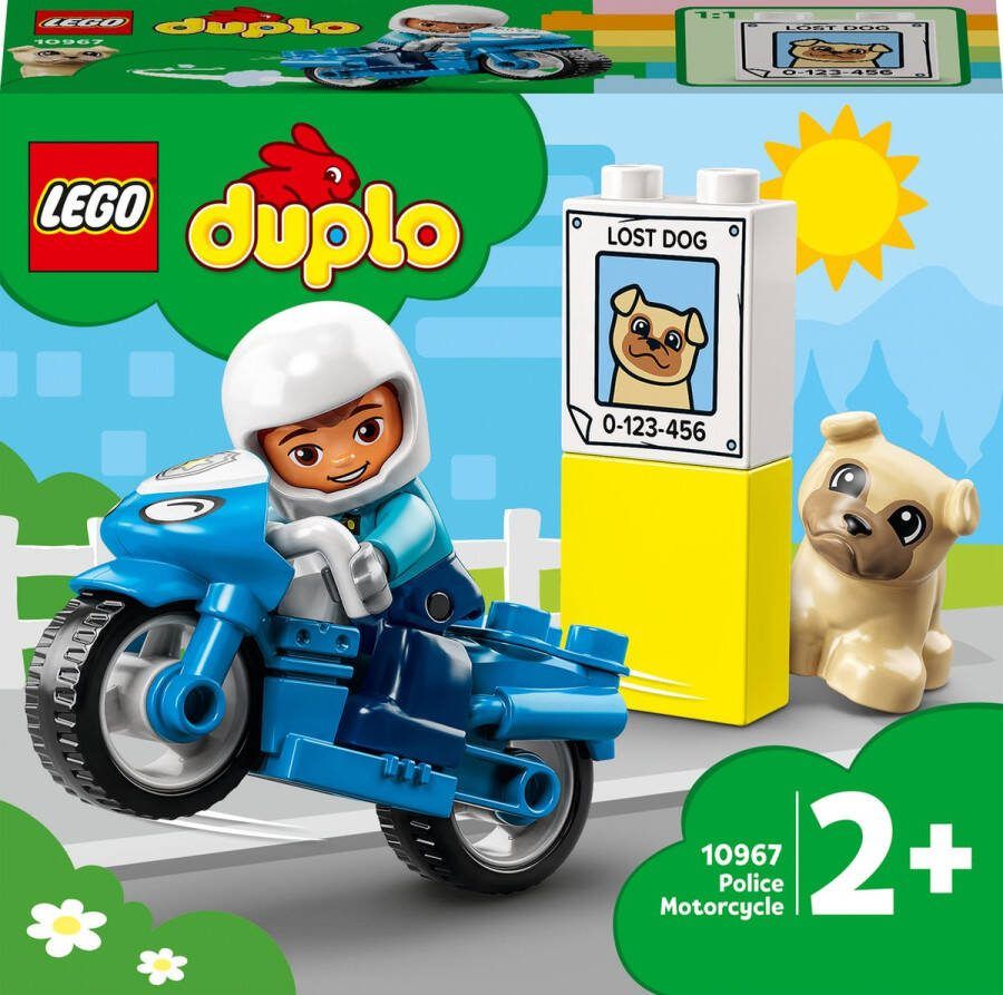 LEGO DUPLO Politiemotor Speelgoed voor Peuters 10967