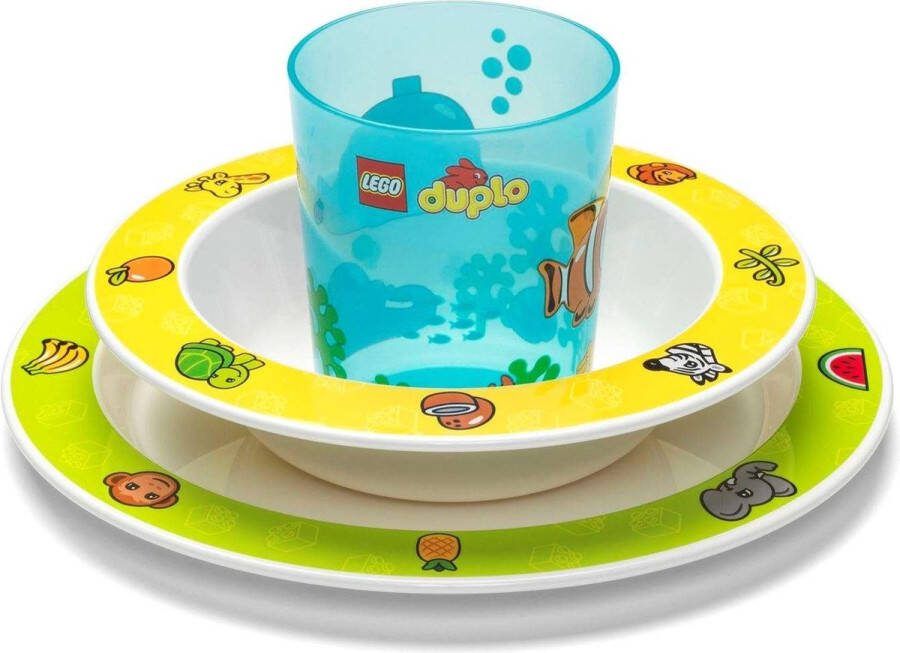 LEGO Duplo Servies voor Kind Set van 3 Stuks Kunststof Multicolor