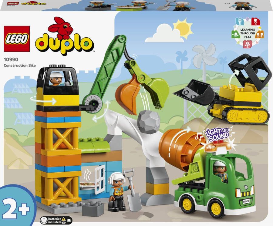 LEGO DUPLO Stad Bouwplaats Speelgoed voor Peuters 10990