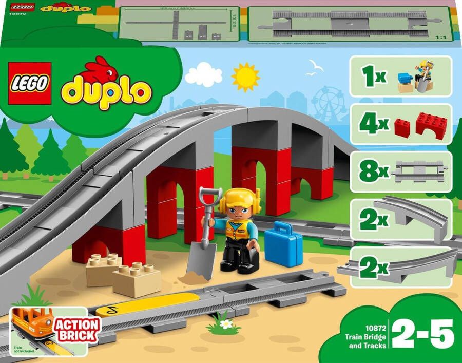 LEGO DUPLO Trein brug en -rails 10872