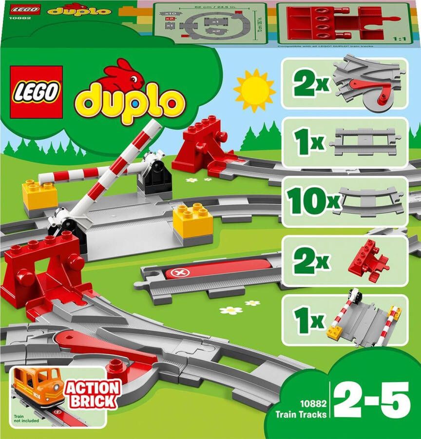 LEGO Duplo Trein rails 10882