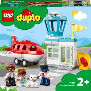 LEGO Duplo Town Vliegtuig & Vliegveld Set 10961