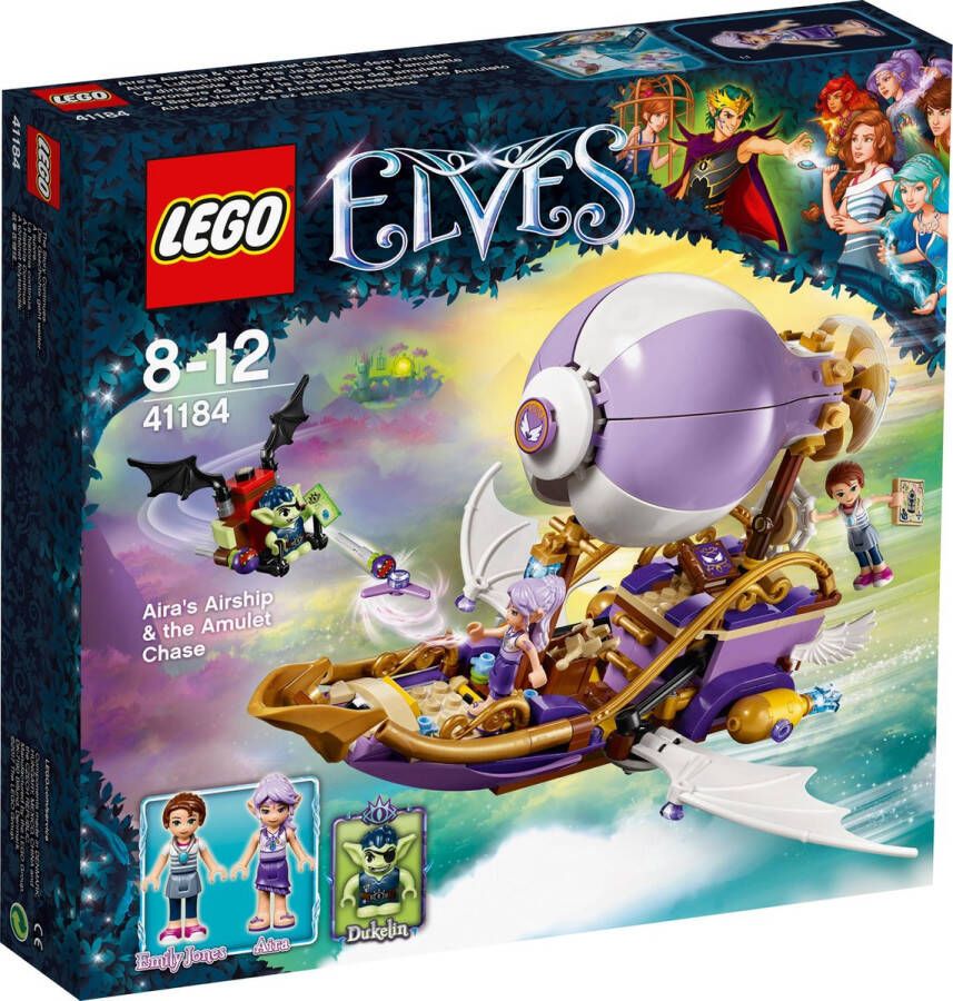 LEGO Elves Aira's Luchtschip & de Jacht op het Amulet 41184