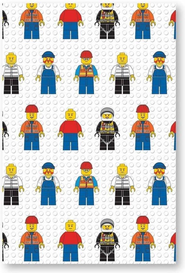 LEGO Fleeceplaid Minifigure 100x150 100% Polyester Wit