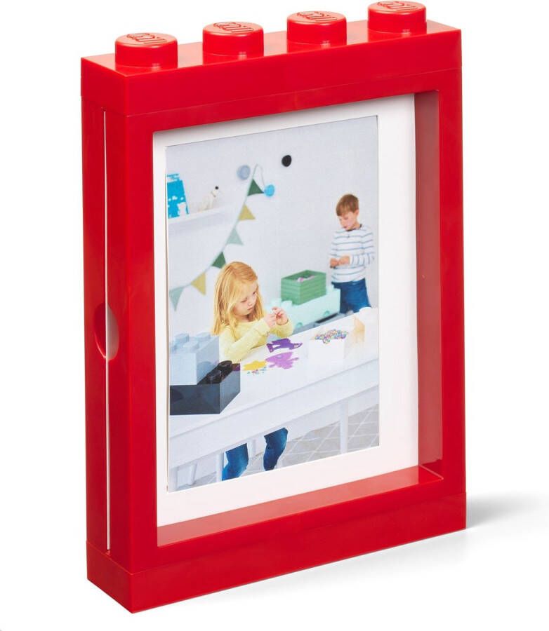 LEGO fotolijstje 26 8 x 19 3 cm polypropyleen rood