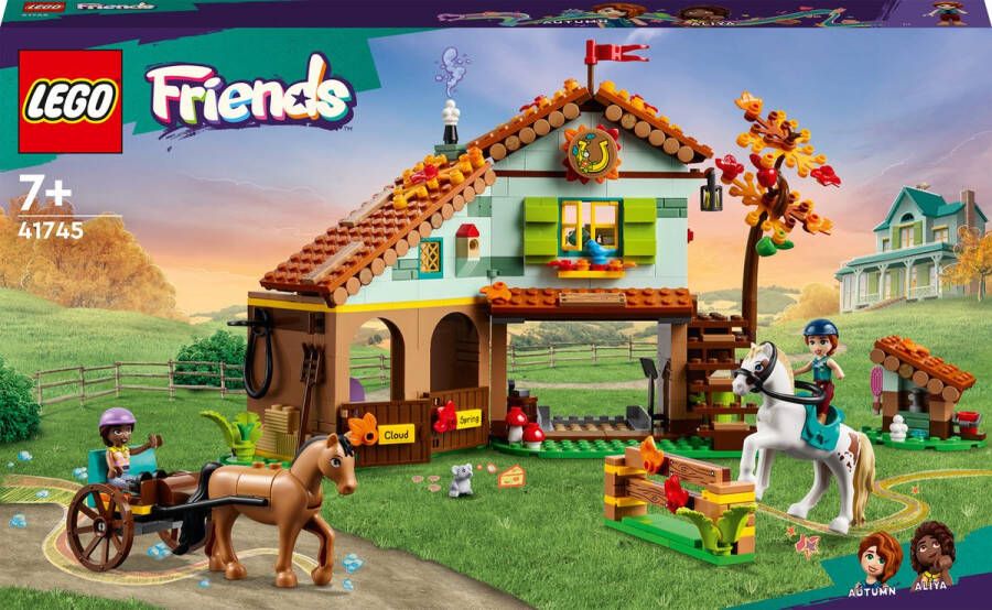 LEGO Friends Autumns paardenstal Boerderij Paarden Speelgoed Dieren Set voor Kinderen 41745
