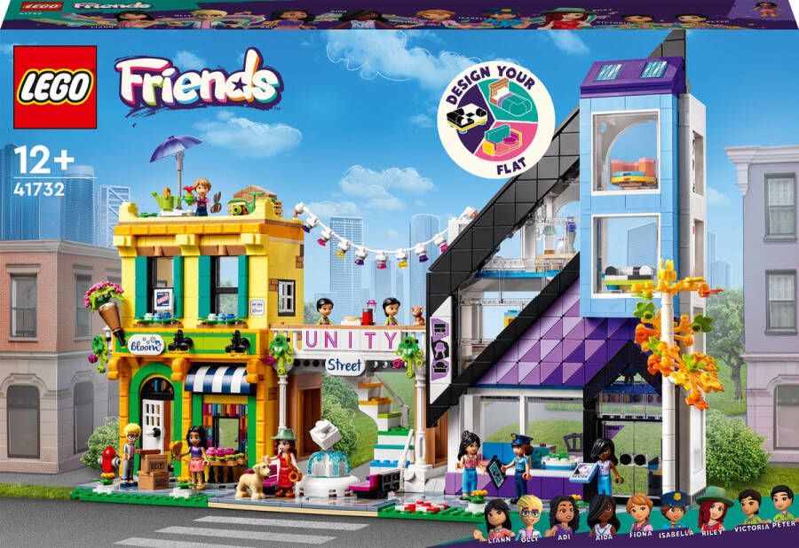 LEGO Friends Bloemen- en decoratiewinkel in de stad 41732