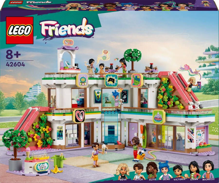 LEGO 42604 Friends Heartlake City winkelcentrum Speelgoedwinkel en Mini Poppetjes Set