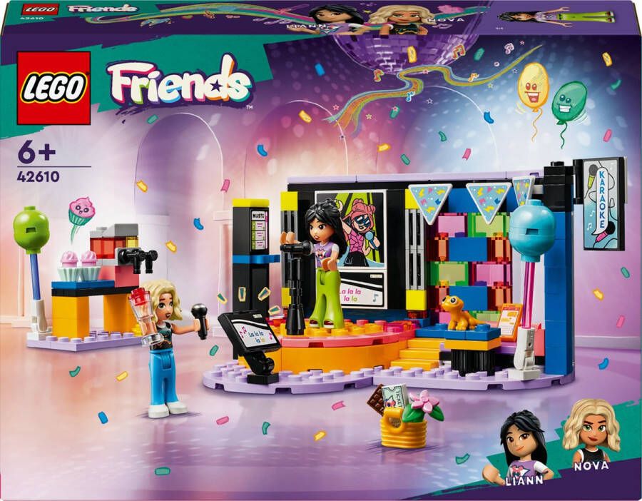 LEGO Friends 42610 karaoke muziekfeestje mini poppetjes