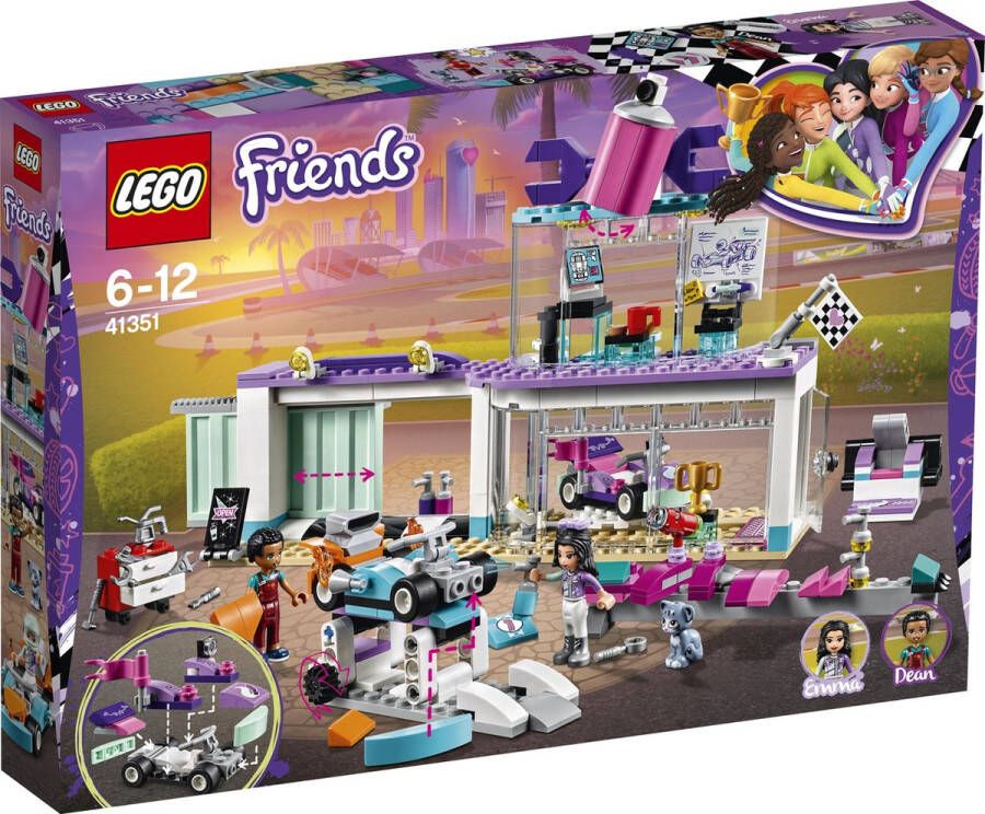 LEGO Friends Kart Creatieve Tuningshop 41351