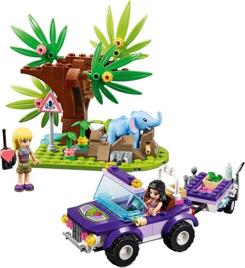 LEGO Friends Reddingsbasis babyolifant in jungle 41421