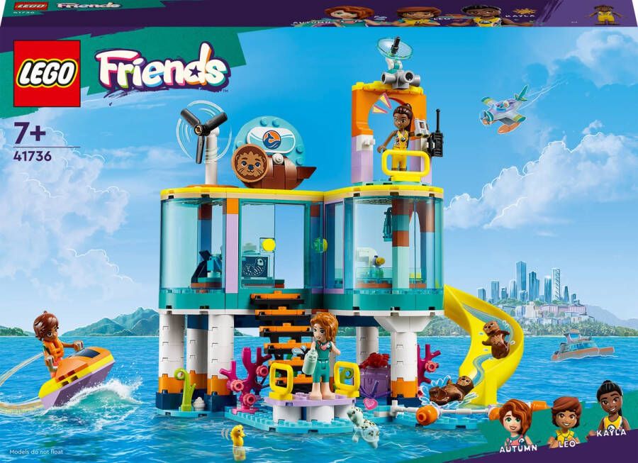 LEGO Friends Reddingscentrum op zee Dieren Speelgoed Set 41736