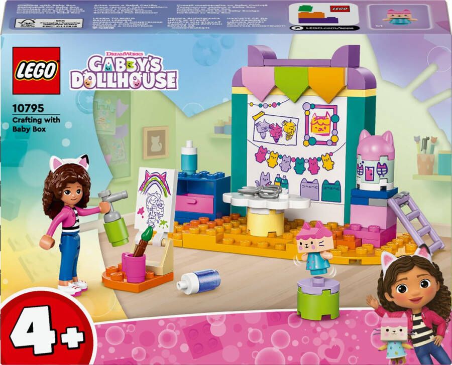 LEGO Gabby&apos;s Dollhouse 10795 knutselen met Babykitty