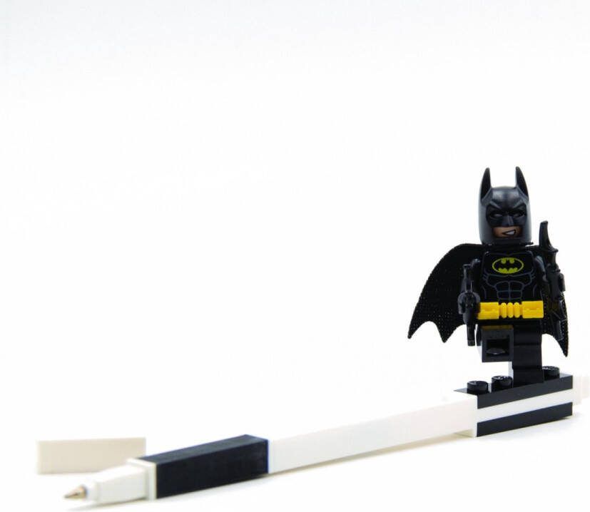 LEGO Gelpen zwart met Batman minifiguur