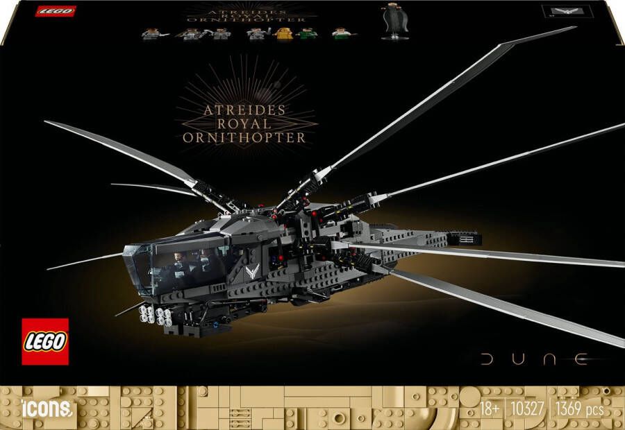 LEGO Icons Dune Atreides Royal Ornithopter Set voor Volwassenen 10327