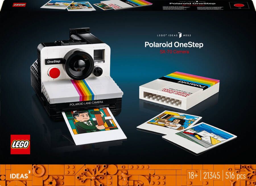 LEGO Ideas Polaroid OneStep SX-70 camera 21345