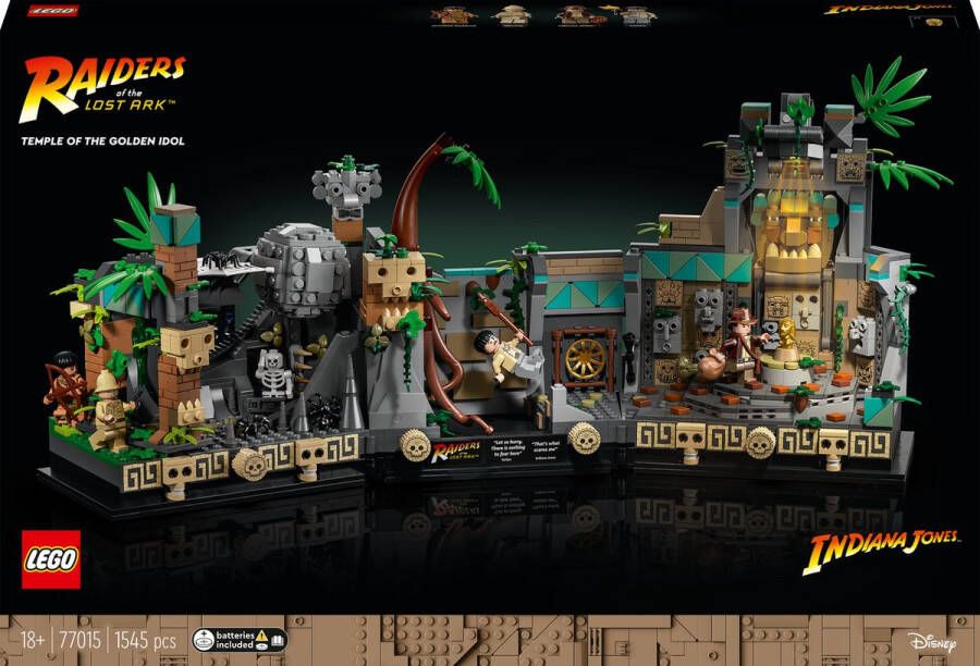 LEGO 77015 Indiana Jones Tempel van het Gouden Beeld Set voor Volwassenen