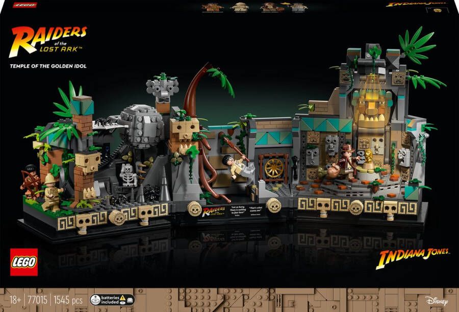 LEGO Indiana Jones Tempel van het Gouden Beeld Set voor Volwassenen 77015