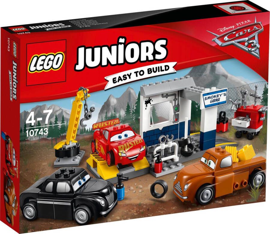 LEGO Juniors Cars 3 Smokeys Garage 10743