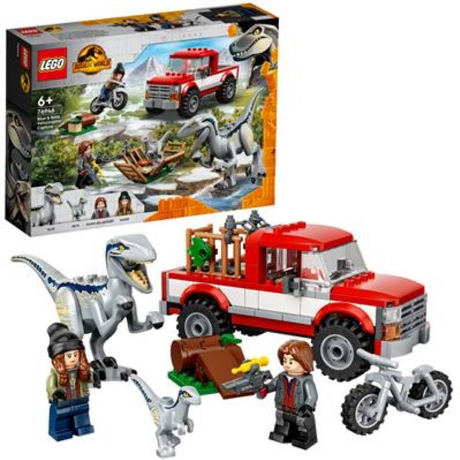LEGO Jurassic World 76946 Blue & Beta Velociraptorvangst