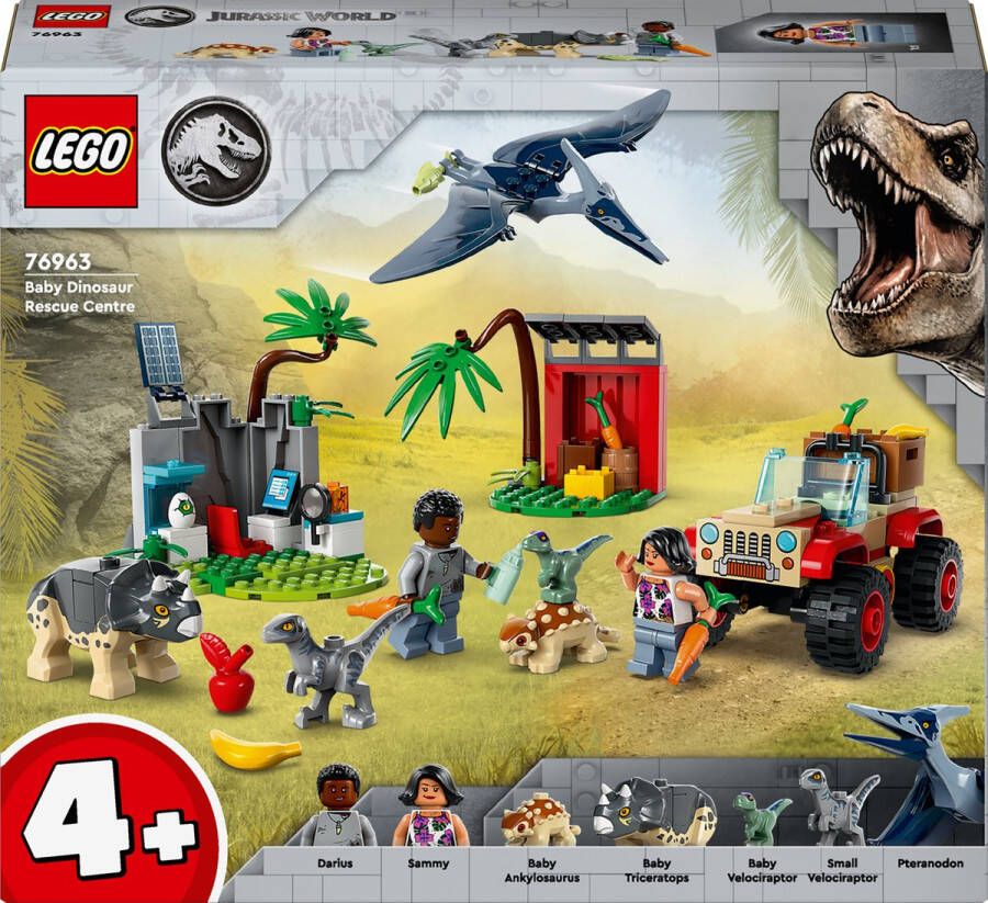 LEGO Jurassic World Reddingscentrum voor Babydinosaurussen 76963
