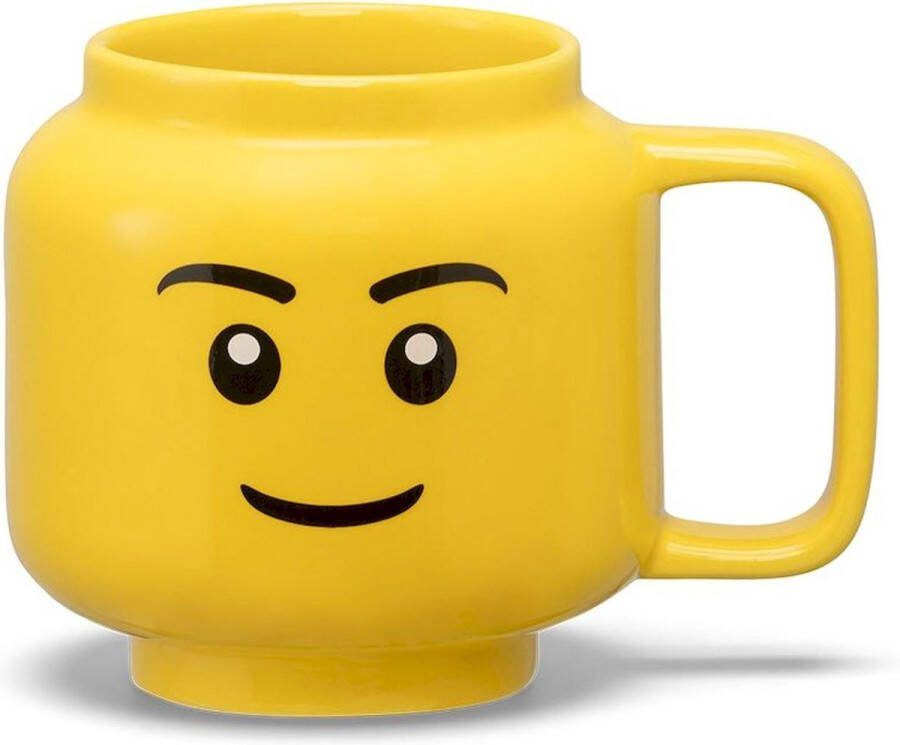 LEGO Keramische Mok Hoofd Boy 255 ml Aardewerk Geel