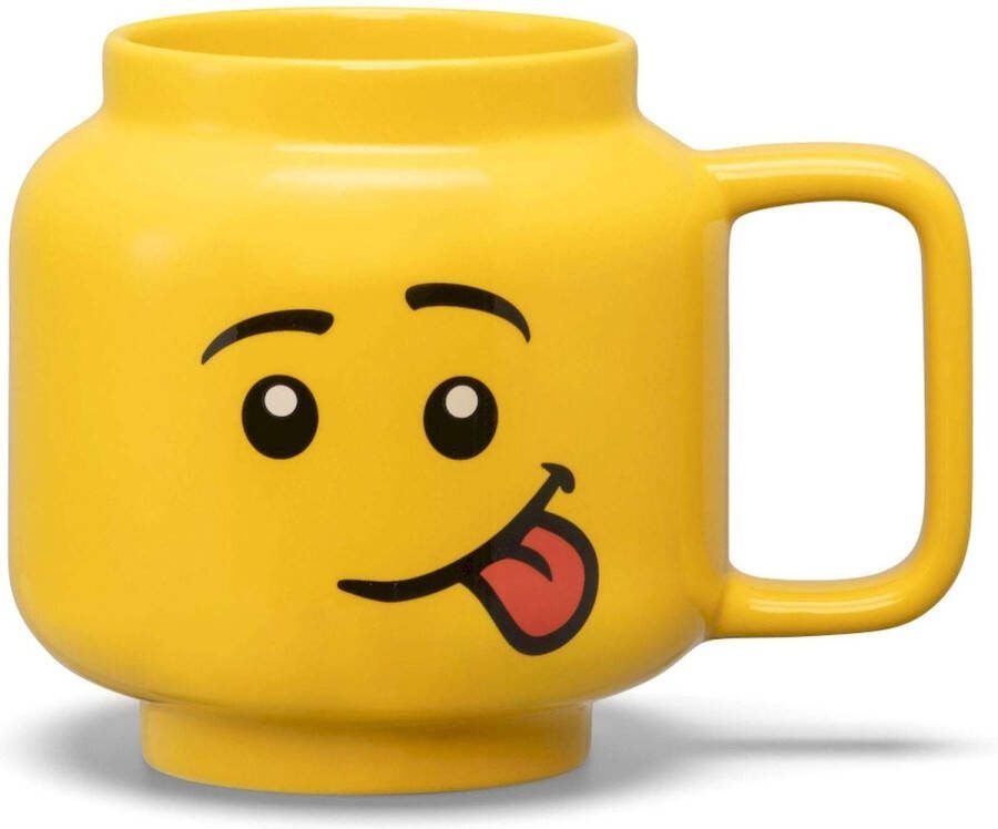 LEGO Keramische Mok Hoofd Silly 530 ml Aardewerk Geel