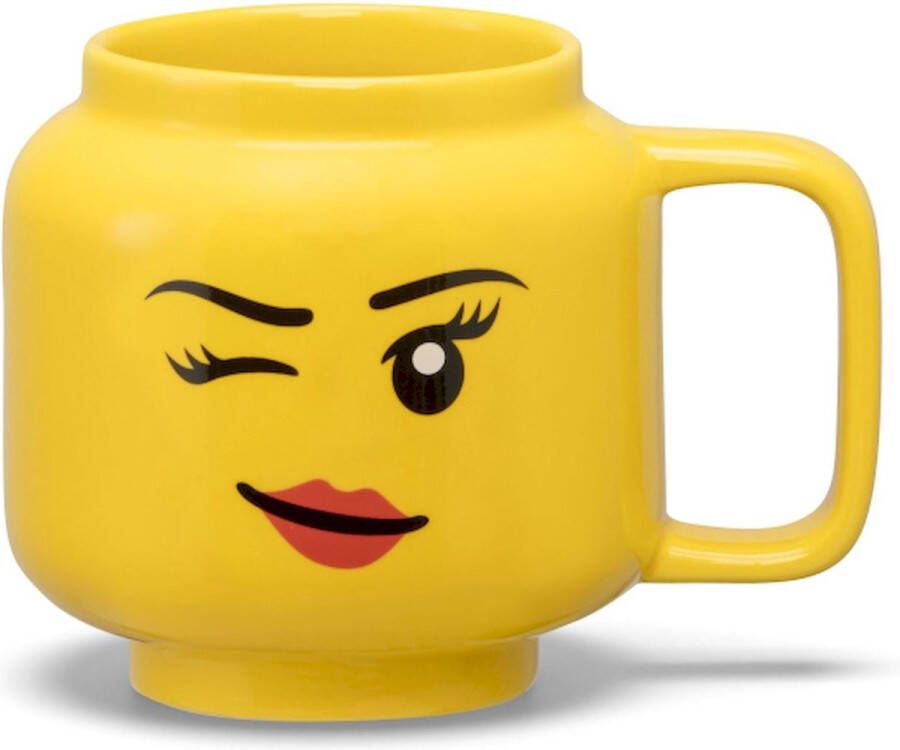 LEGO Keramische Mok Hoofd Winky 255 ml Aardewerk Geel