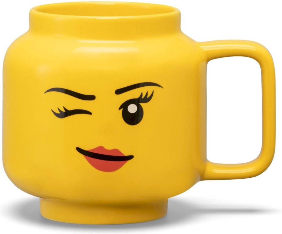 LEGO Keramische Mok Hoofd Winky 530 ml Aardewerk Geel