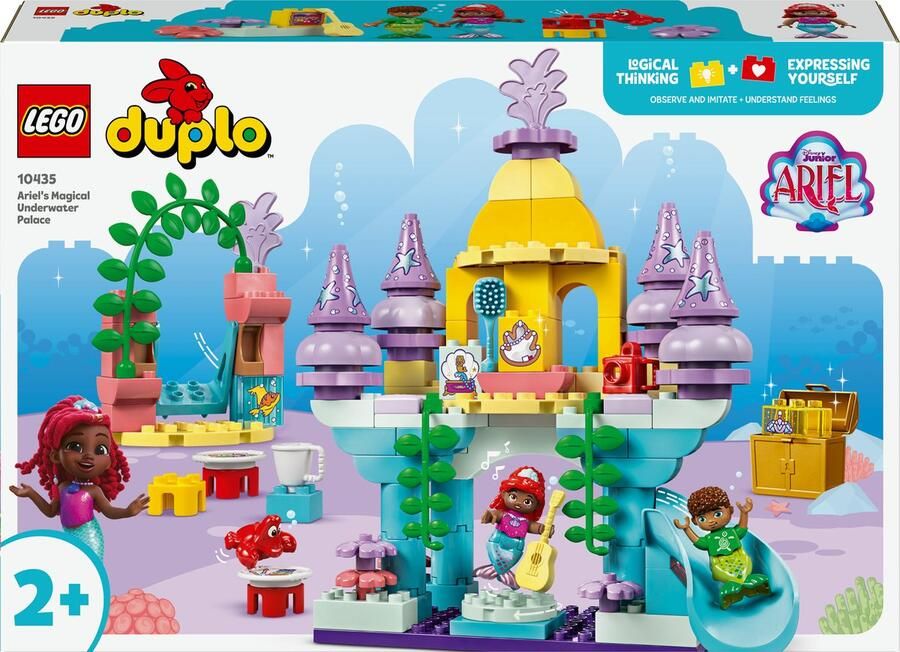 LEGO DUPLO Disney Ariëls magische onderwaterpaleis Bouwbaar Speelgoed voor Peuters 10435