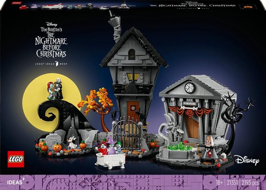 LEGO Ideas Disney Tim Burton's The Nightmare Before Christmas 21351