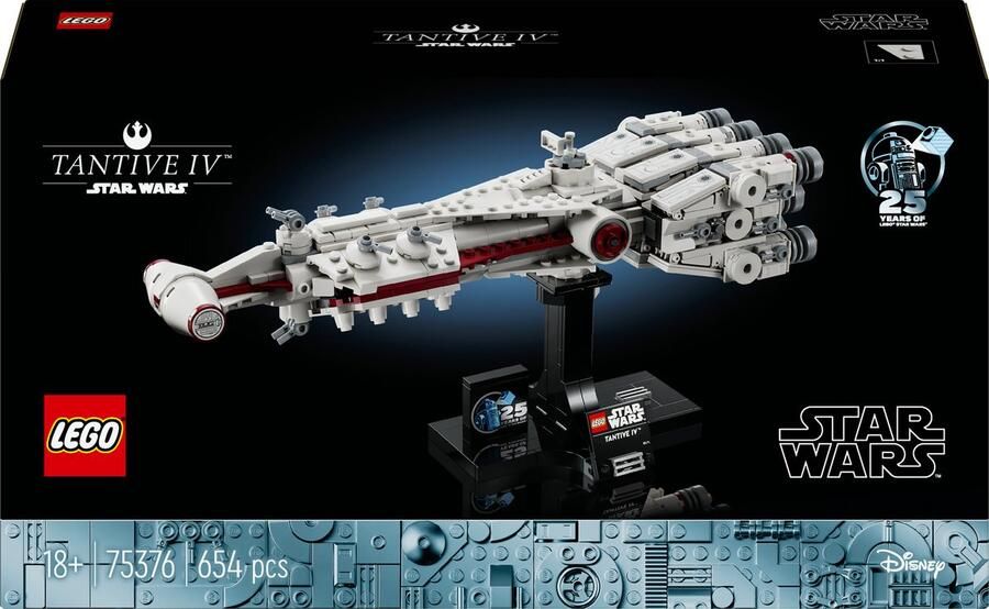 LEGO Star Wars Tantive IV Ruimteschip Model Bouwpakket voor Volwassenen 75376
