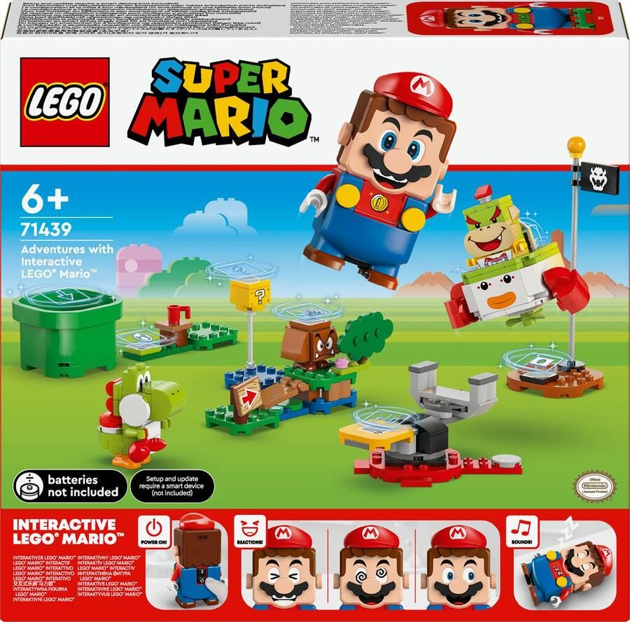 LEGO Super Mario Avonturen met interactieve Mario Figuur en Yoshi Poppetje 71439