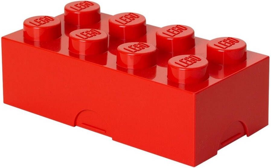 LEGO Lunchbox Brick 8 Polypropyleen Rood