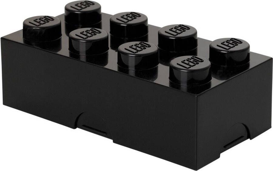 LEGO Lunchbox Brick 8 Polypropyleen Zwart