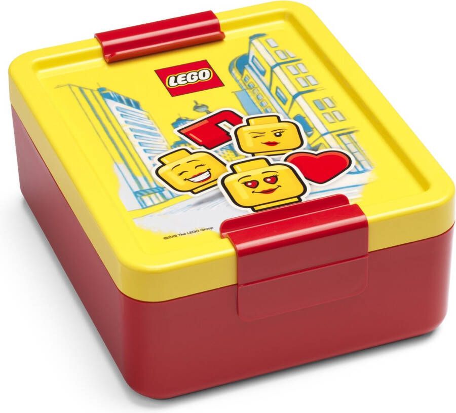 LEGO Lunchbox Iconic Girl Polypropyleen Rood