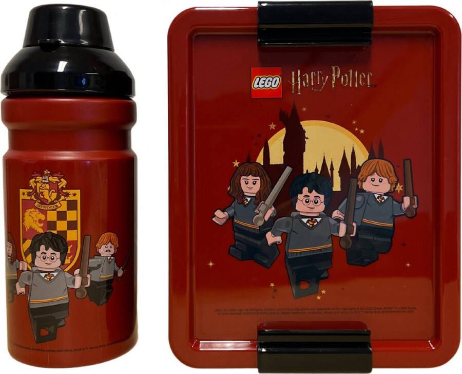 LEGO Lunchset Harry Potter Broodtrommel & Drinkfles Griffioendor