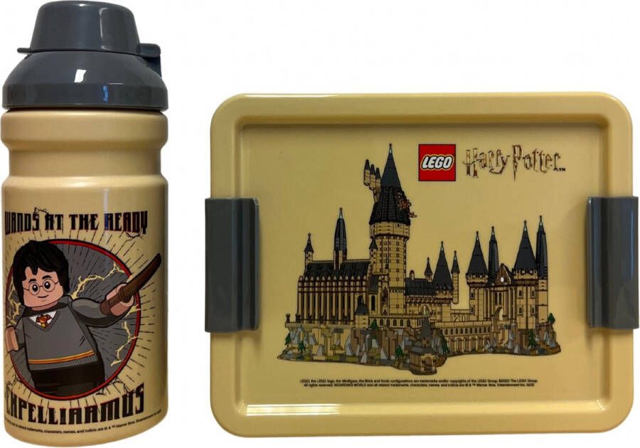 LEGO Lunchset Harry Potter Broodtrommel & Drinkfles Zweinstein