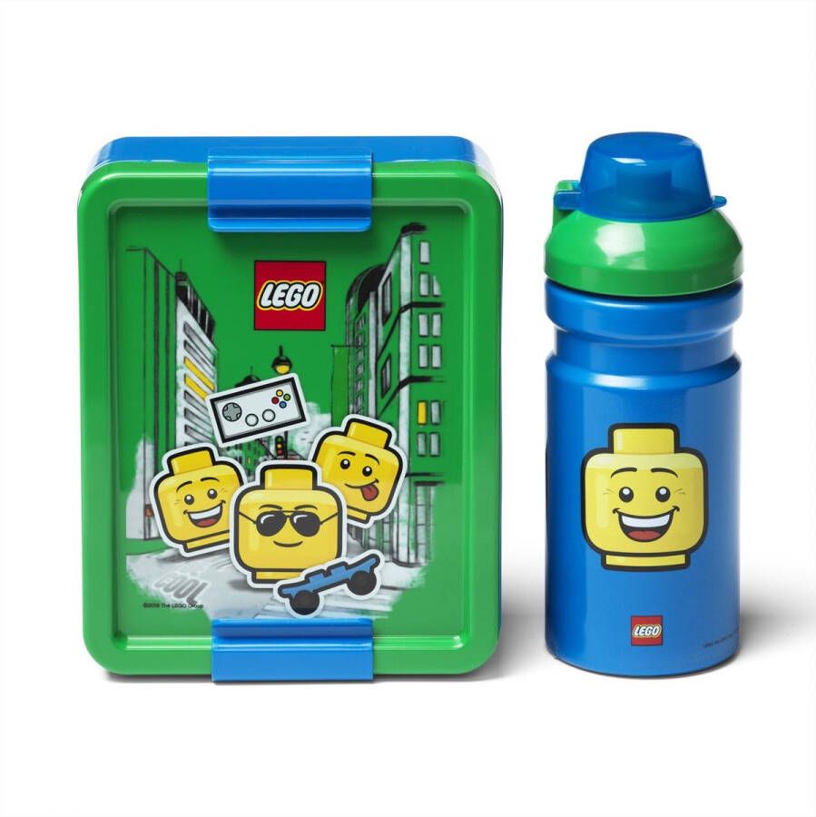 LEGO Lunchset Iconic Boy Polypropyleen Groen