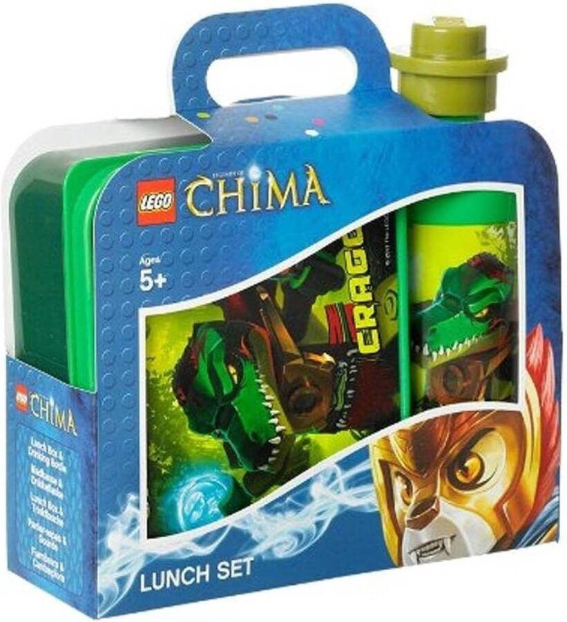 LEGO Lunchset Legends of Chima Groen