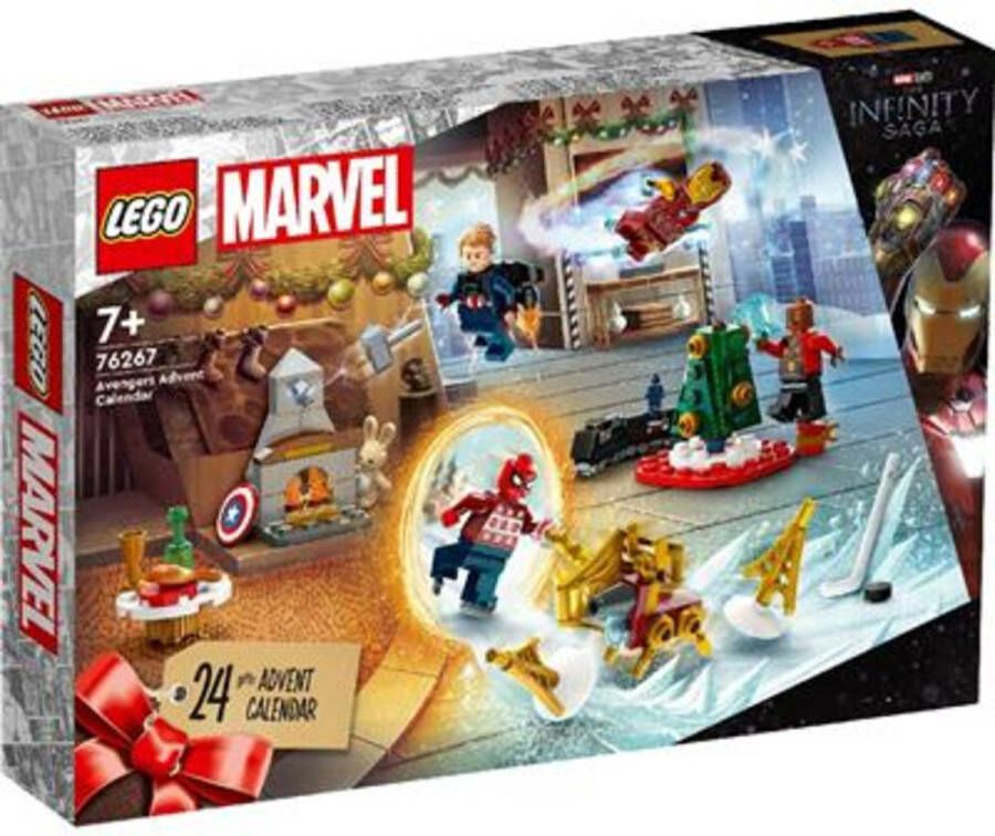 LEGO Marvel Avengers adventkalender 2023 met 24 Cadeautjes 76267