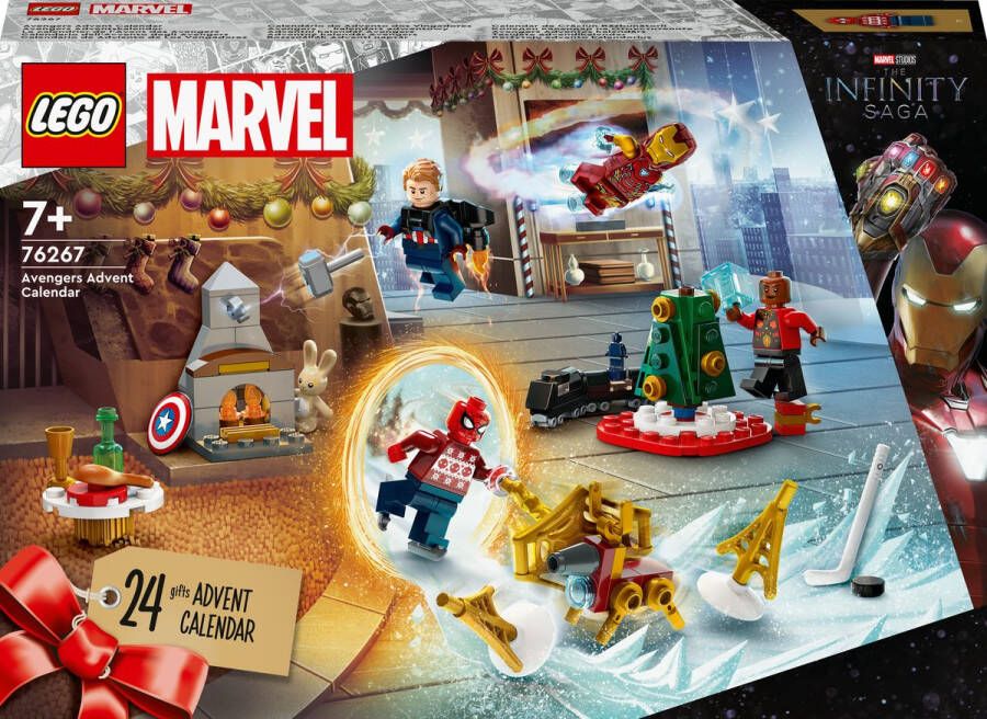 LEGO Marvel Avengers Adventskalender 2023 met 24 Cadeautjes 76267