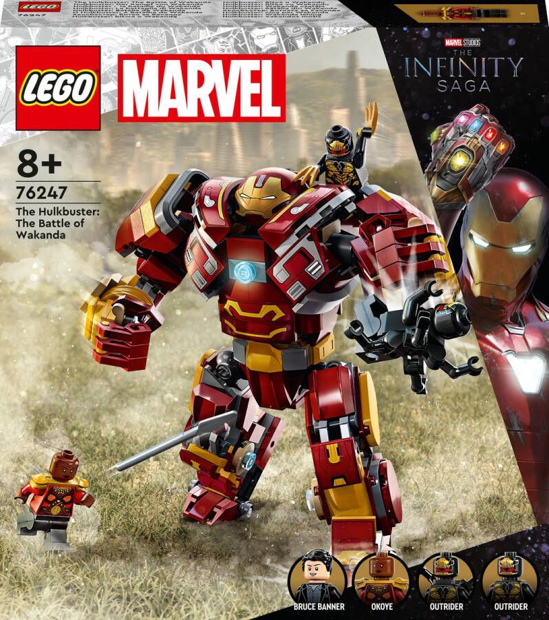 LEGO 76247 Super Heroes De Hulkbuster: De slag om Wakanda (4116640)